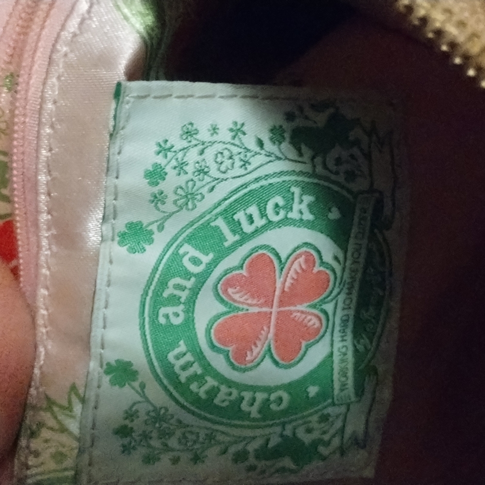Charm and luck brown purse